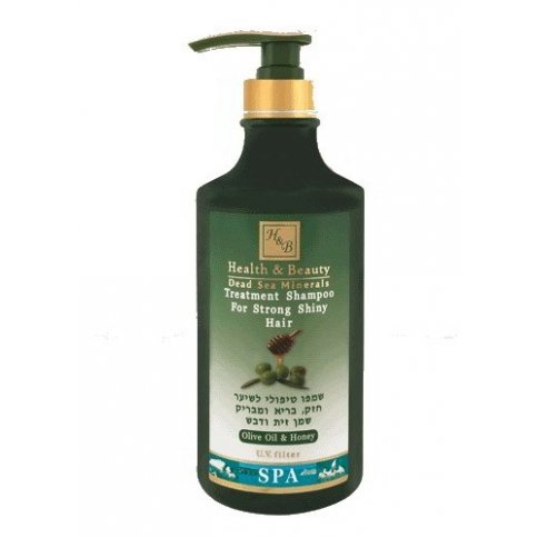 Шампунь для укрепления и оздоровления волос с оливковым маслом и экстрактом меда 780 мл фото 1