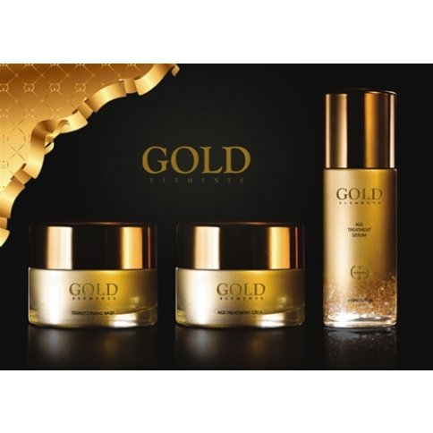 Очищающее средство для увядающей кожи Gold Elements с золотом фото 2