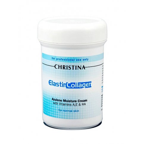 Увлажняющий азуленовый крем с коллагеном и эластином для нормальной кожи 250 мл фото 1