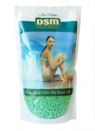 Натуральная Соль Мёртвого моря с ароматическими маслами (зеленая) 