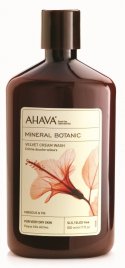 Мягкий крем-гель для душа гибискус/инжир (для очень сух. кожи) Mineral Botanic
