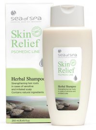 Лечебный шампунь для поддержания и заживления раздраженной кожи головы Skin Relief
