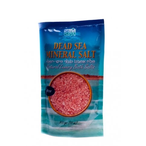 Ароматическая соль Мертвого моря - Роза фото 1