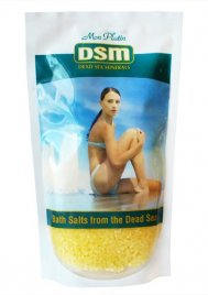 Натуральная Соль Мёртвого моря с ароматическими маслами (желтая) 