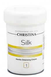 Нежный крем Silk для очищения кожи (шаг 1)