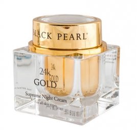 Ночной крем для лица Black Pearl 24- каратное золото, 50 мл